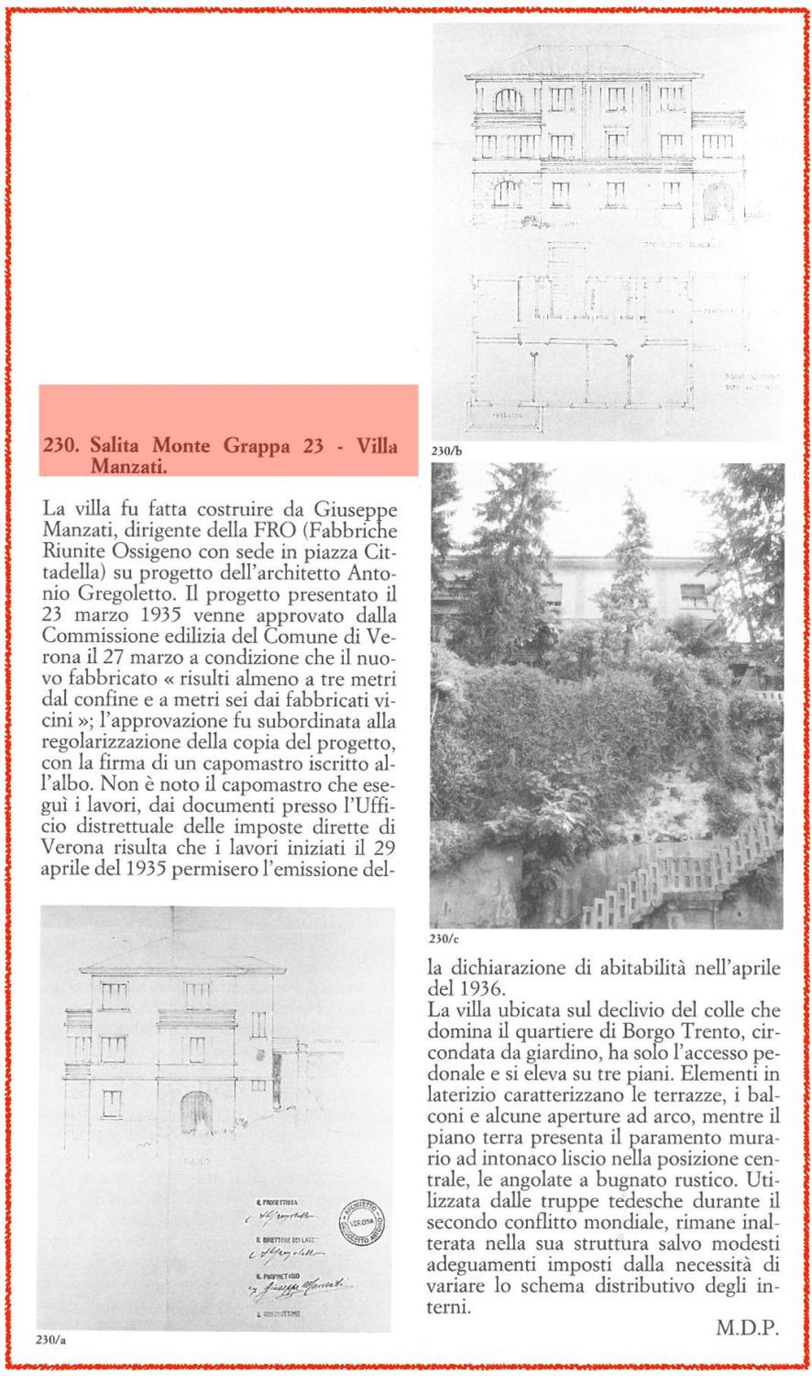 Villa Manzati Verona Ngoại thất bức ảnh